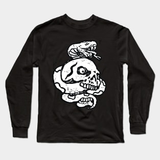 Skull and Snake Long Sleeve T-Shirt